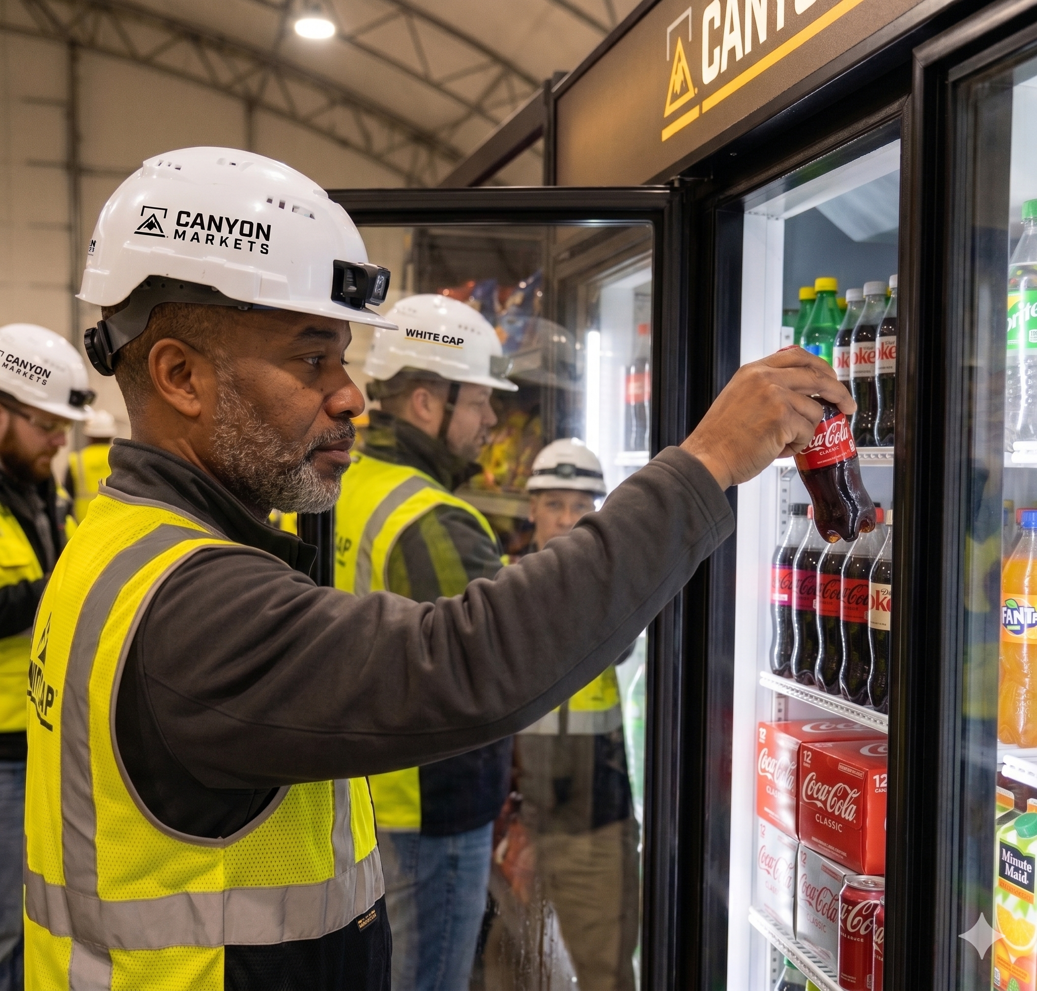 Premium micro-market installation